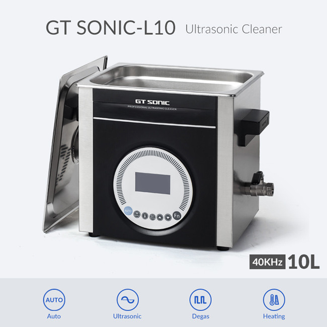 Variable Frequency Heated Ultrasonic Cleaner Low Noise With LCD Display
