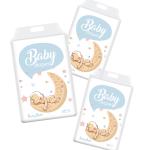 Manufacture Eco-biodegradable 100% bamboo fiber disposable baby nature nappies