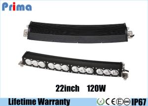 China 22 Inch Cree 120w LED Light Bar Amber White Single Row Light IP67 Waterproof factory