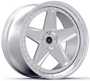 China 21x9ET32/22X12ET28/5x114.3/67.1 Brushed 3-PC Rims For Ferrari F8 factory