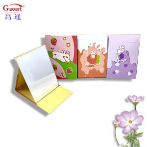 China Portable Vanity Travel Small Fold Hotel Makeup Folding Girl Stand Mirror for Cosmetic factory