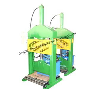 China Excellent Hydraulic Vertical Safety Cover Electric Rubber Cutter XQ-125 factory