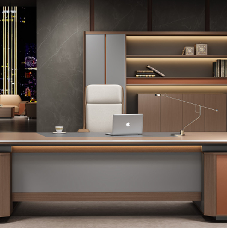 L Shape Director Manger Ceo Boss Desk Executive Large Office Desk Set