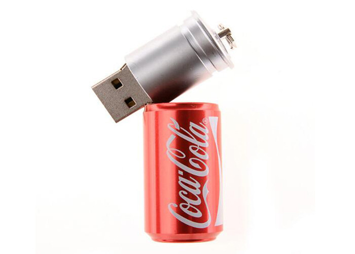 Can Shape Metal Usb Flash Drive 32g 3.0 Mixed Color With Customized Logo