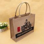 OEM Cotton Jute Tote Bags For Fruit Vegetables Digital Imprint Printing