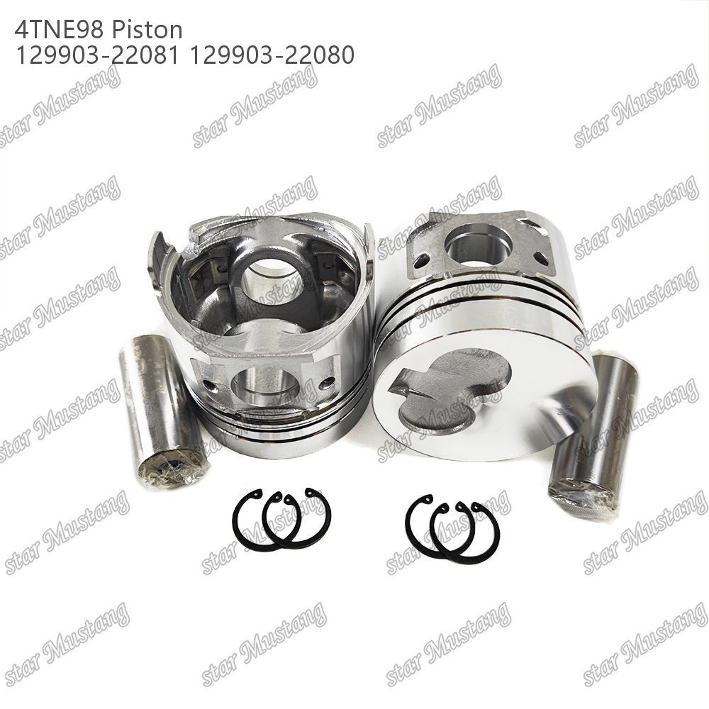 Piston 4TNE98 129903-22081 129903-22080 For Yanmar Diesel Engine Repair Parts