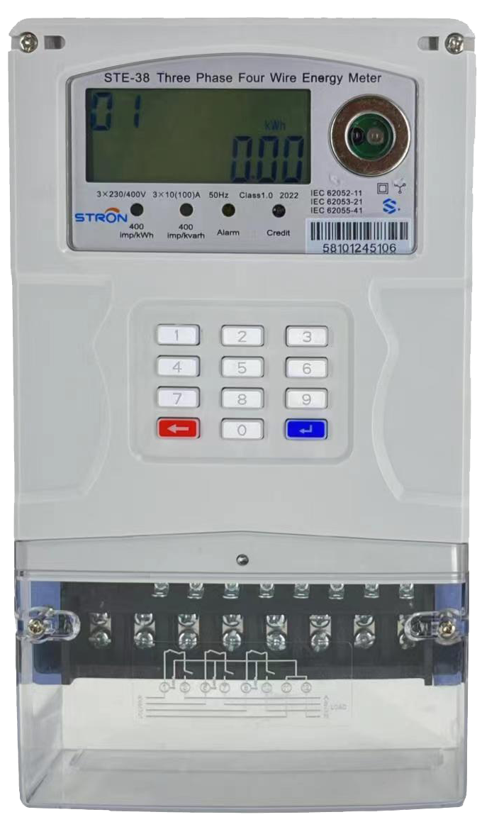 China Digital Display Electric Smart Meter for Three Phase Energy Consumption Management factory