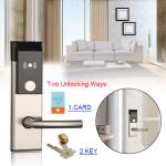 4 Colors Hotel Smart Door Locks Optional RFID Key Card With Security Free