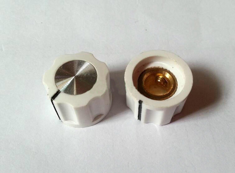 Guitar AMP Volume Knob Volume knob potentiometer knob (D)17 17(H)mm for ALPS16 ALPS27 peduncular shaft