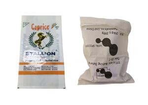 China Foldable Rice Food Grade Packaging Bags Polypropylene Offset Printing factory