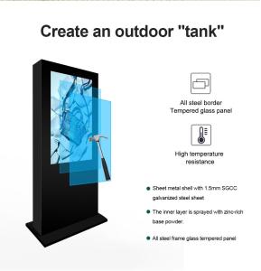 China Advertising Display 2500nits IP65 Outdoor Waterproof Digital Signage Equipment factory
