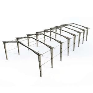 China Warehouse Prefabricated Steel Sheds Q355B Commercial Steel Metal Buildings factory