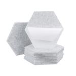 Self Adhesive Soundproof Hexagon Polyester Fiber Acoustic Panel Acoustic Wall