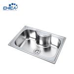 Topmount Kitchen Sink SUS304 Stainless Steel Kitchen Sink Single Bowl Kitchen