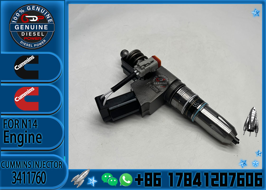 N14 ISM11 QSM11 M11 Auto Engine Fuel System Fuel Injector 3411766 3411753 3411760 For Cummins
