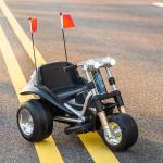 12v7 Dual-Drive 540 Motor Lighting and Music Ride-On Motorcycle Car for Kids