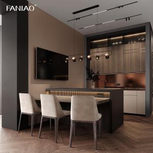 China Melamine Kitchen Cabinets Small Kitchen Cabinet Set With Sink Island Kitchen Cabinets factory