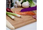 Food Safe Durable Natural Bamboo Cutting Board With Natural Wood Color