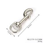 Direct Rotating Metal Snap Black Carabiner Hook for Heavy Industry Market