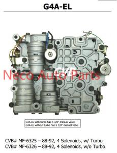 China Auto transmission G4AEL sdenoid valve body good quality used original parts factory