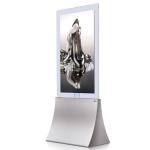 RK3288 Floor Standing Digital Signage Advertising Display Kiosk Slim Fabric