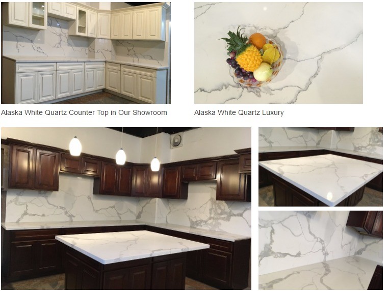 Kitchen Solid Stone Countertops Artificial Material Fashion Blue Color
