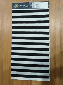 China Environmentally Friendly And Natural Skin-Friendly Breathable Striped Knit Fabric For Casual Wear factory