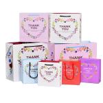 Gravure Printing Embossing Paper Bag for Necklace Gift Shopping Custom Logo and