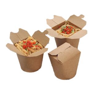 China Round Bottom Eco Friendly Food Packaging Takeaway Box Custom Size factory