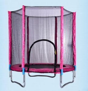China Outdoor Park Small Round Fitness Trampoline with Safety Net/ Gymnastic Commerical Use Trampoline Made in China factory