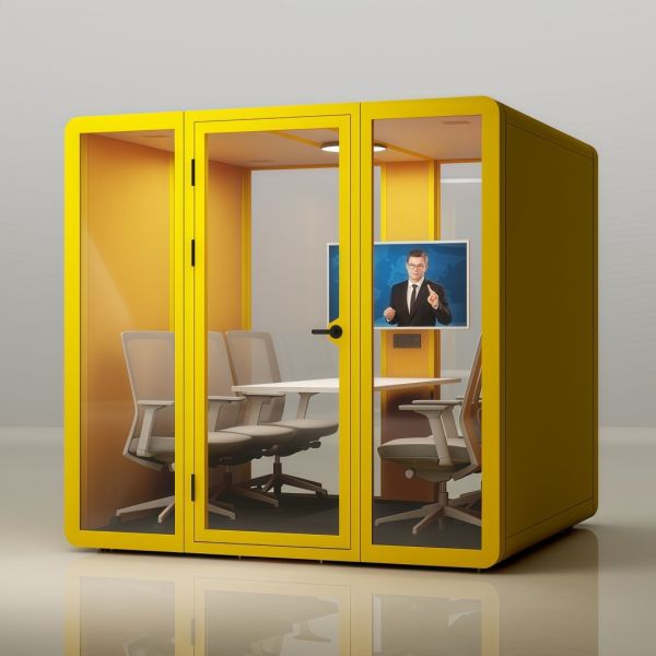 China STC35dB Soundproof Booth with Fully Enclosed Design and Ventilation System for Office and Meeting Pod factory