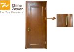 Custom Made Fire Rated Interior Doors / Residential Apartment Solid Wood
