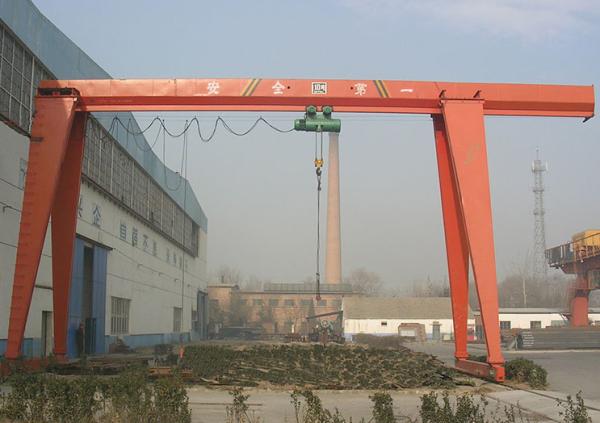 Lifting Tools Portal Single Girder Gantry Crane , Warehouse Gantry Crane