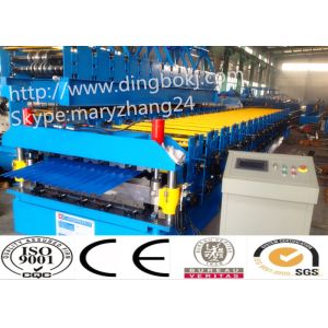 Automatic Double - Layer Roof Panel Roll Forming Machine With Toching Screen
