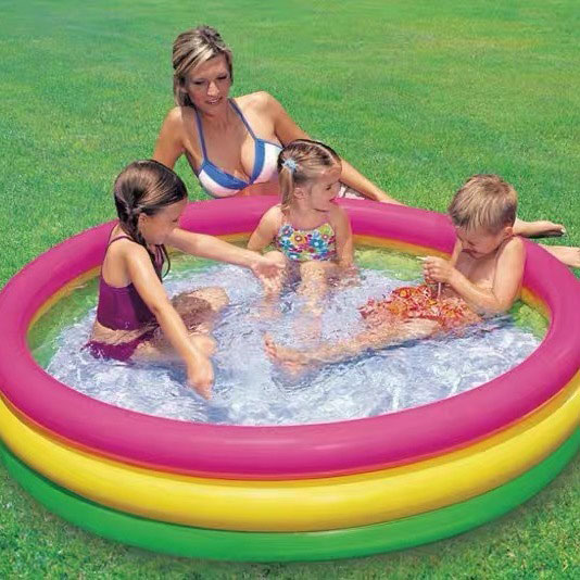Summer Set Paddling Pool Inflatable Water Toy for Baby Kids Outdoors Multiple Sizes
