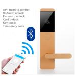 Hotel Bluetooth Keyless Door Lock Stainless Fingerprint Smart Door Lock