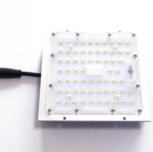 China Square Shape SMD3030 LED Street Lighting Kits 50w 150lm/W Silicone Gasket factory