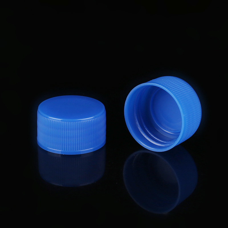 20mm 24mm Plastic Screw Ribbed Cap for Bottle