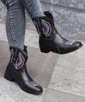 Western Cowgirl Latest Fashion Trends with Women's Leather Boots and Fashionable