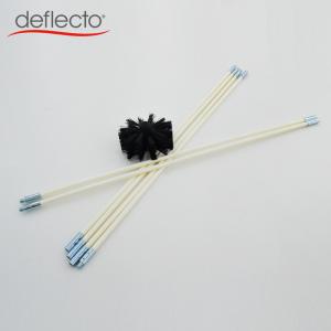 China Roller Style Dryer Vent Duct Cleaning Kit Lint Remover 12 Feet Nylon Brush Kit factory
