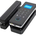 Commercial Glass Door Smart Lock Automatic Biometric Tuya Fingerprint Lock