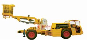 China Underground Material Lift Platform Truck , Arm Type Truck Mounted Bucket Lift factory