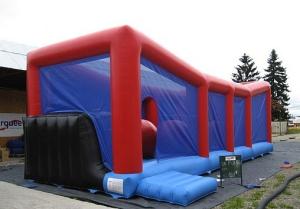 China Inflatable Interactive Games, Water Obstacle Challenges, Wipeout Ball Games factory