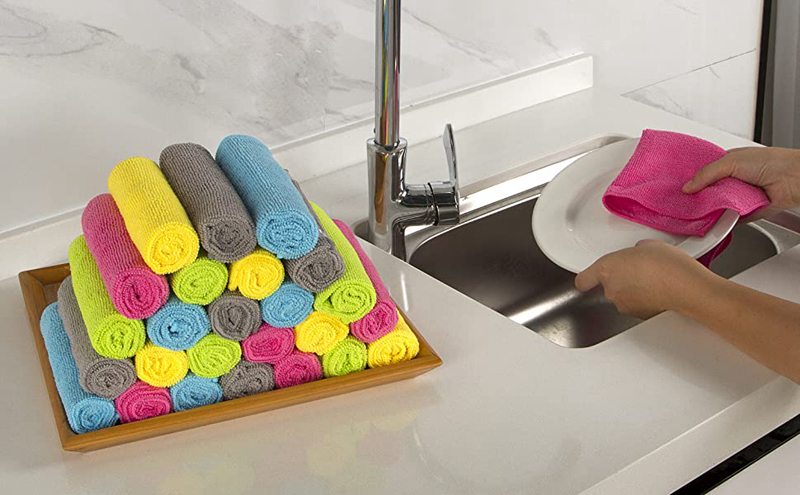 50g Microfiber Cleaning Cloth for Polishing Cars High Quantity 40X40CM All-Season