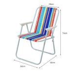 Outdoor Portable Fishing Chair Ultralight Aluminium High Seat Beach Chair for