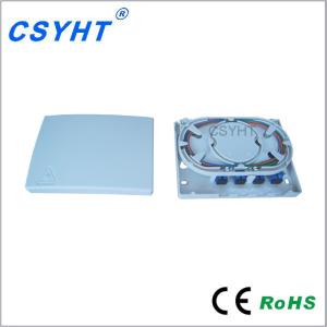 China 2 Port FTTH Fiber Optic Terminal Box 4 Core Light Weight Easy Installation factory