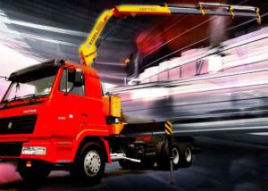 China Effective Transportation Folding Boom Crane, 5 Ton Lorry-Mounted Crane factory