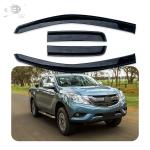 Durable Tape On Window Deflectors Dark Smoke With 3m Tape