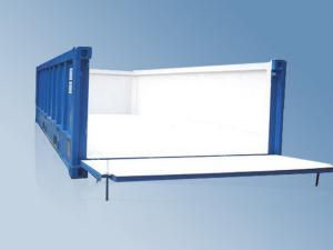 China Open Top High Cube Shipping Container , 20 Feet Container Easy Loading Lifting factory
