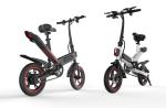 40 - 60KM Long Voyage Aluminum Folding Electric Bike For Urban Tourism